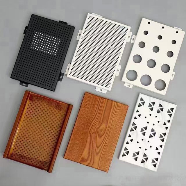 如何安装冲孔异型铝单板？